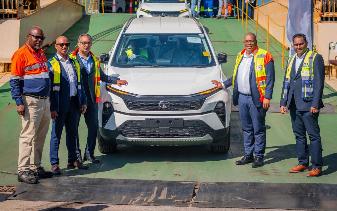Tata’s First Passenger Vehicle Shipment Arrives at Durban Port, Marking Brand’s Return to South Africa