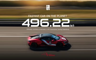 YANGWANG U9 Xtreme is the world’s fastest production car, with top speed of 496.22km/h