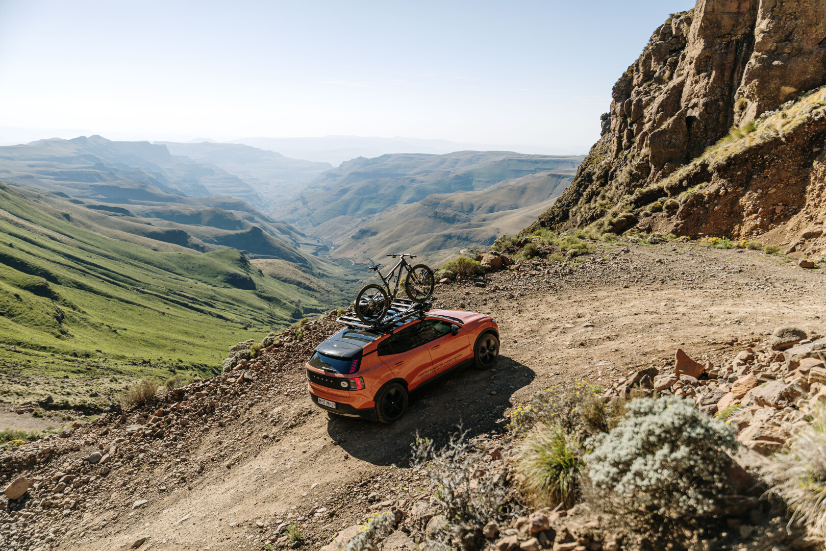 Volvo EX30 Cross Country becomes the first fully electric vehicle to conquer Sani Pass
