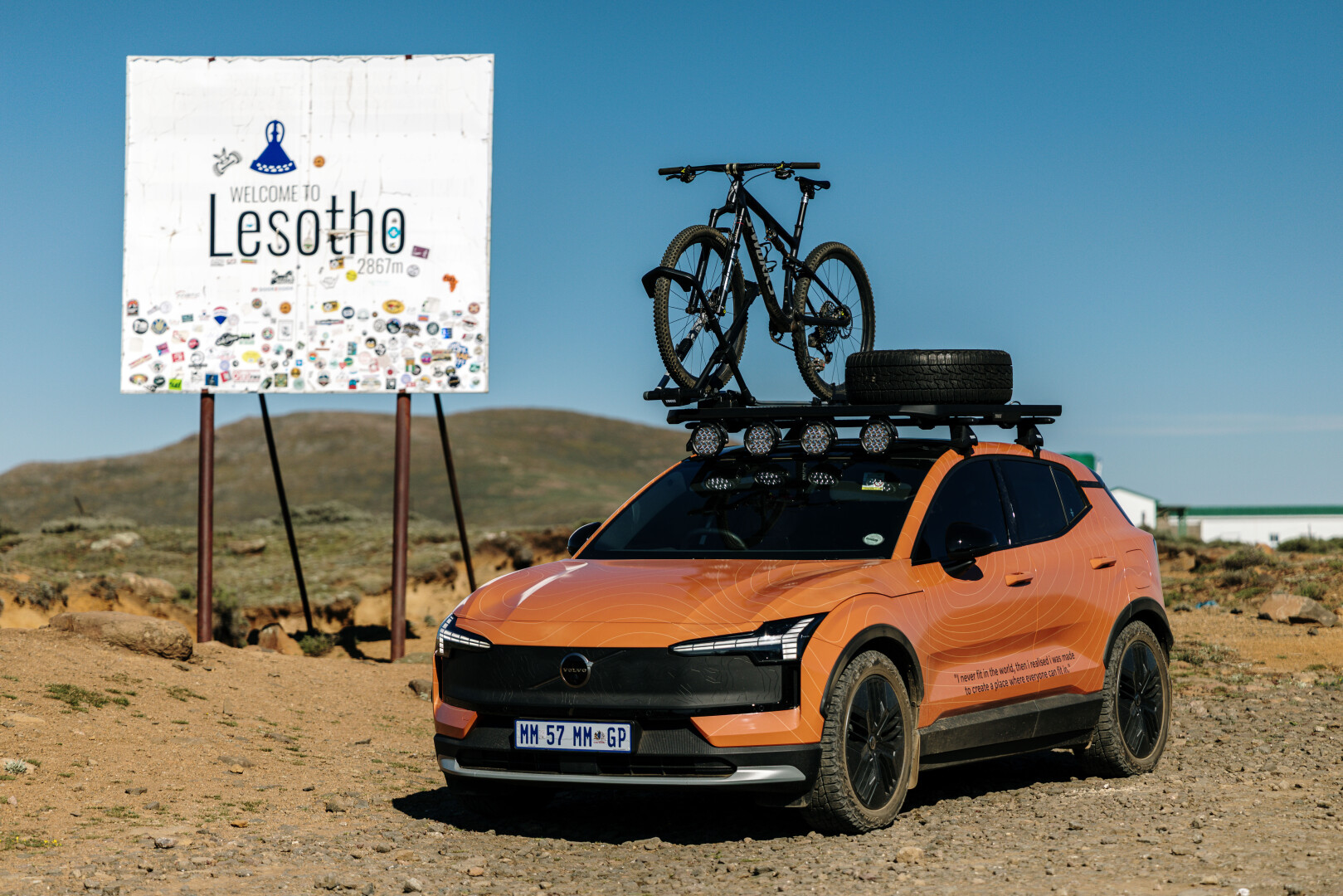 Volvo EX30 Cross Country becomes the first fully electric vehicle to conquer Sani Pass