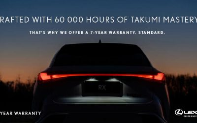 LEXUS SOUTH AFRICA’S 7-YEAR WARRANTY CAMPAIGN REFLECTS THE BRAND’S DEDICATION TO UNMATCHED QUALITY