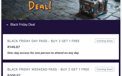 rAge Expo 2025 – One-Day Black Friday Ticket Special
