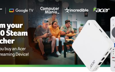 Acer Unlocks Ultimate Home Entertainment and Gaming with the AiTV 4K Streaming Device — Plus a Free R250 Steam Voucher