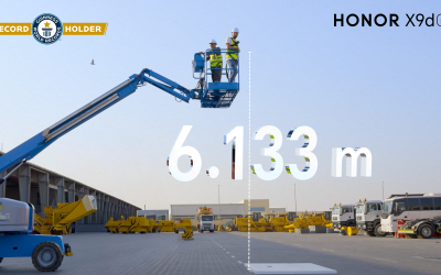 HONOR Breaks Guinness World Records title with the Unbreakable AI Smartphone, HONOR X9d