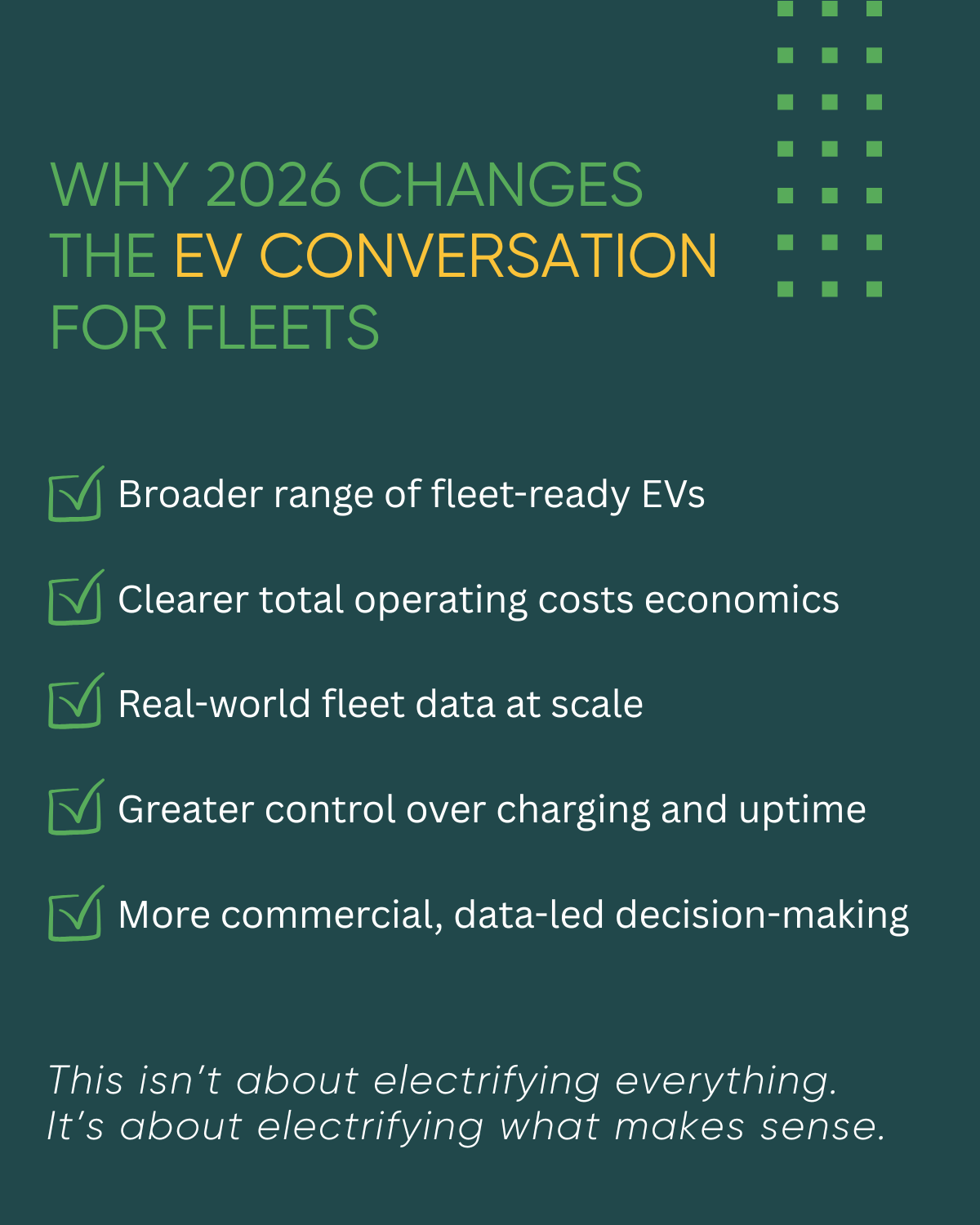 Why 2026 is the year to electrify your fleet Paul Plummer, Chief Commercial Officer, Everlectric