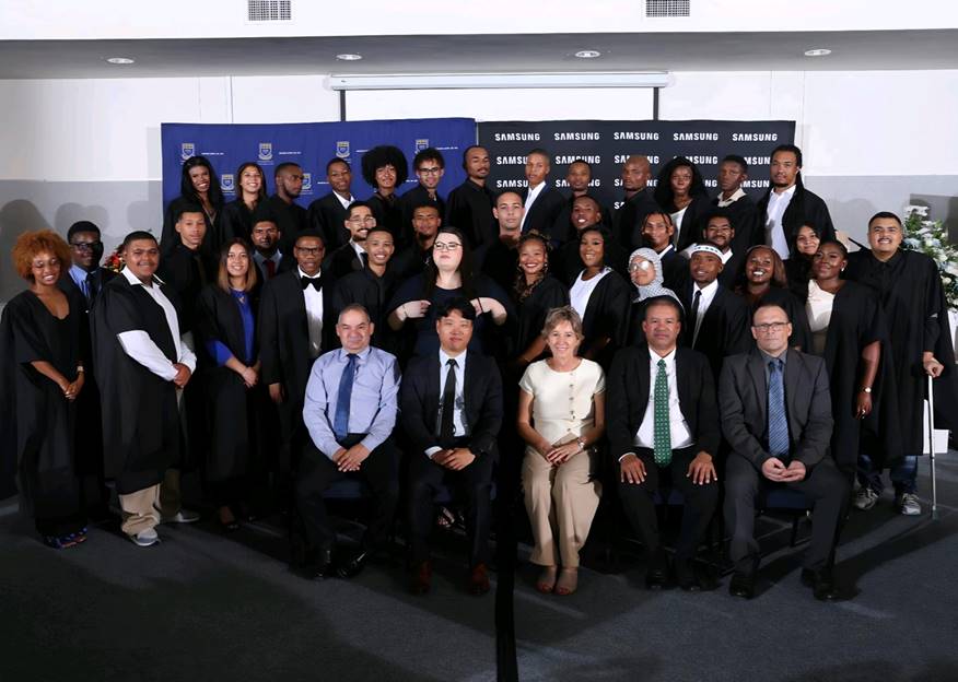Graduation Ceremony Applauds Accomplishments of 35 Students 5th Cohort of UWC Software Development Programme Samsung Enhances Employment Prospects & Addresses Socio-Economic Challenges Faced by Country’s Youth