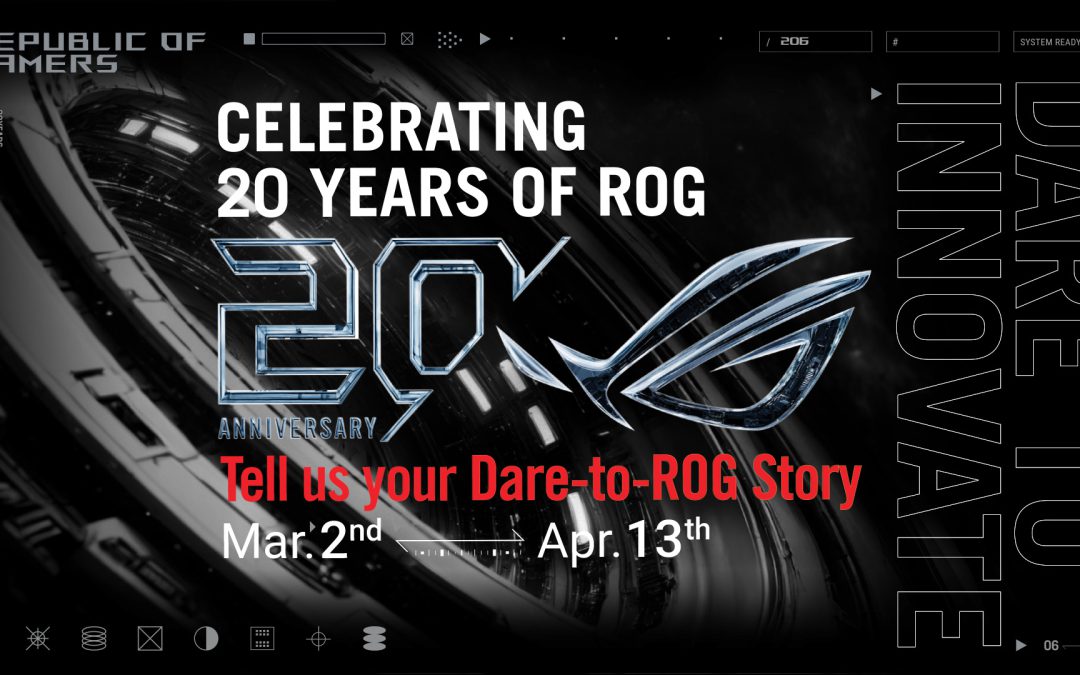 ASUS Republic of Gamers Announces 20th Anniversary Celebration Campaign