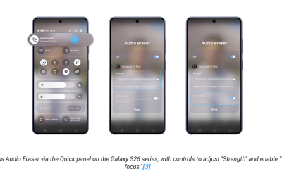 Faster, In Real-Time: Enhanced ‘Audio Eraser’ With the Galaxy S26 Series