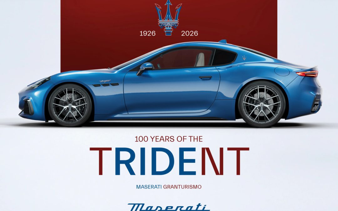 The first hundred years of the Maserati Trident, an iconic logo between the racetrack and legend