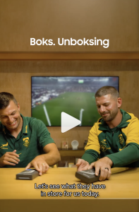 The Springboks Unbox the Galaxy S26 Ultra: Built for Champions
