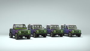 Land Rover South Africa Colour-changing Classic Defender V8 family introduces new double cab option