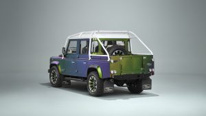 Land Rover South Africa Colour-changing Classic Defender V8 family introduces new double cab option