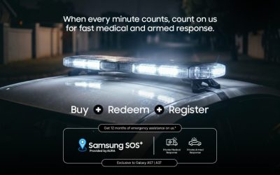 Get 24/7 Samsung SOS+ Emergency Assistance with your New Galaxy A Series