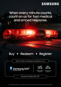 Youth Month Is for Living Boldly. Do So Safely with Samsung SOS+ provided by Aura