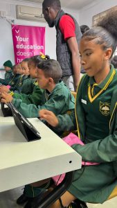 Newclare Primary School opens digital library, expanding access to learning through connectivity