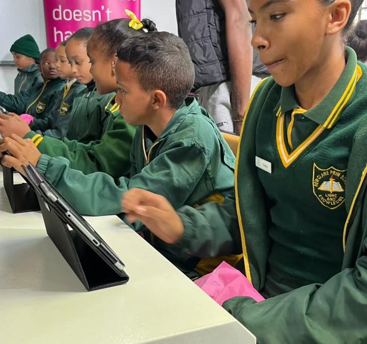 Newclare Primary School opens digital library, expanding access to learning through connectivity