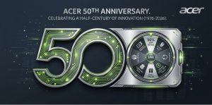 Acer SA celebrates 50th anniversary with daily 50% off deals, instant prizes, and cash-back draw