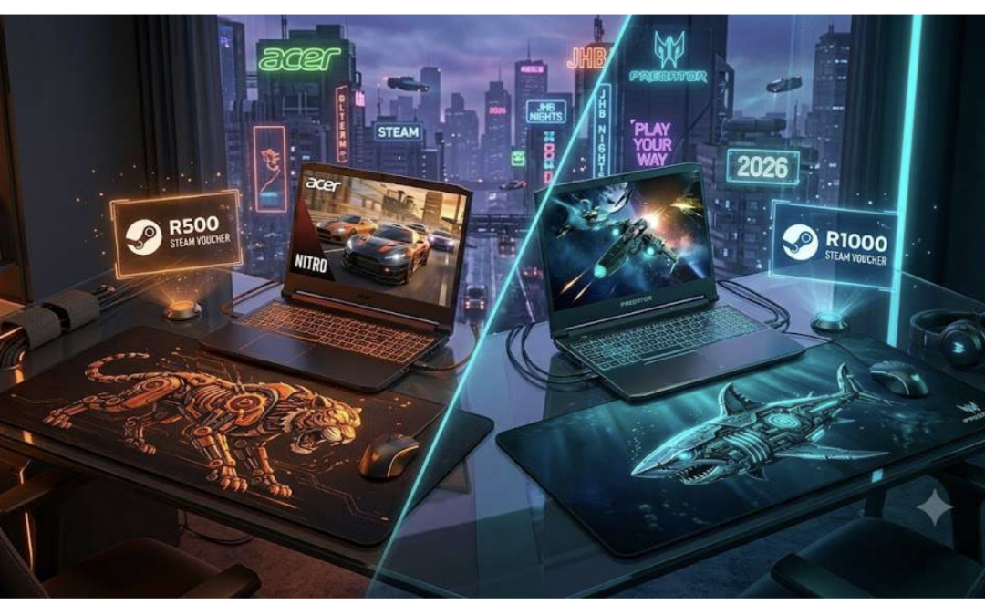Acer Africa launches nationwide promo offering SA gamers up to R1,000 in free Steam vouchers and gear