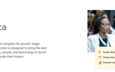 Google opens applications for the 2026 Google for Startups Accelerator South Africa