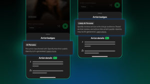 Introducing a New Label for AI-Generated Artist Identities on Spotify