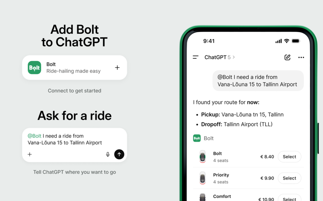 Bolt Makes Ride-Hailing Available Through ChatGPT in South Africa