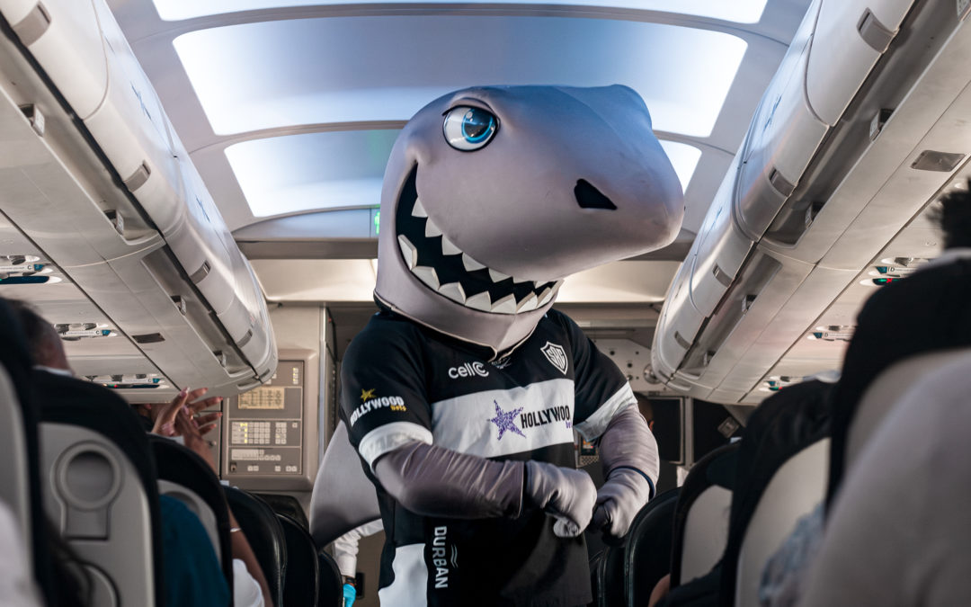 THE SHARKS AND LIFT TAKE THEIR NEW PARTNERSHIP TO 36,000 FEET