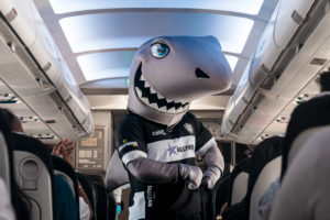 THE SHARKS AND LIFT TAKE THEIR NEW PARTNERSHIP TO 36,000 FEET