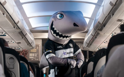 THE SHARKS AND LIFT TAKE THEIR NEW PARTNERSHIP TO 36,000 FEET