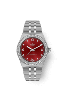 Burgundy TUDOR Royal, TUDOR, timepiece, wristwatch, watch, luxury watch, women's watch, women's timepiece, SMETechGuru