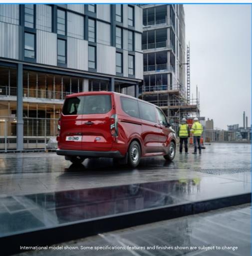 All the Essential Features and Practicality now in the new Ford Tourneo Custom Kombi
