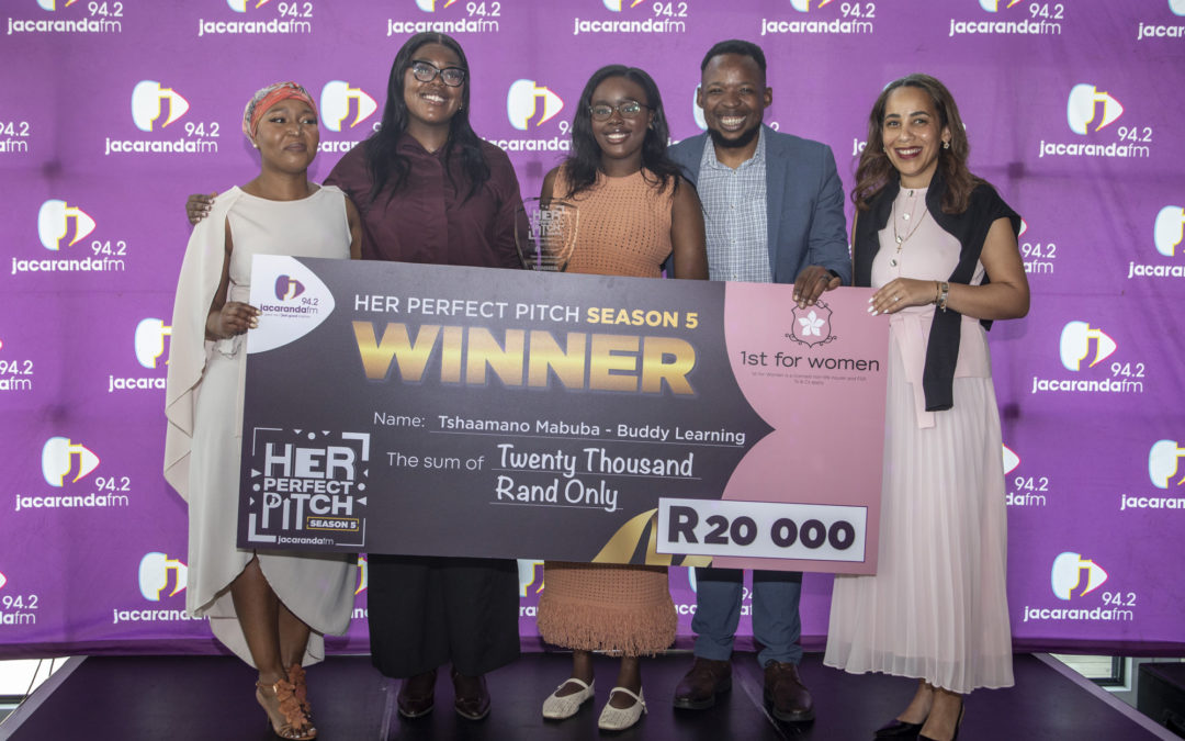 Buddy Learning Founder Tshaamano Mabuba Crowned Winner of Jacaranda FM's Fifth Edition Of 'Her Perfect Pitch'