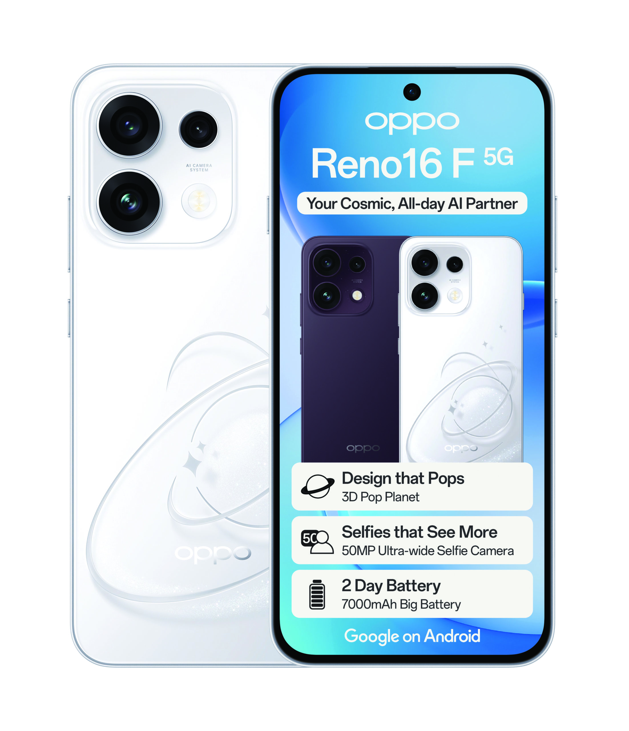 Meet the OPPO Reno16 F 5G, a phone made for everyday creativity
