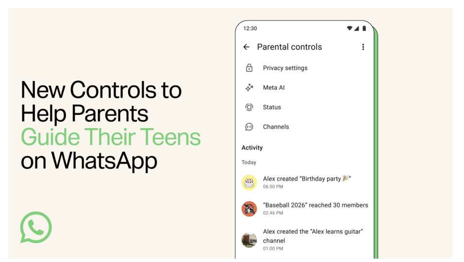 New Controls to Help Parents Guide Their Teens on WhatsApp